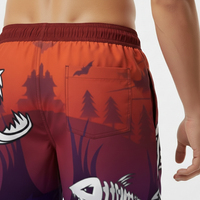 Shorts de bain pour hommes à rayures, séchage rapide, imperméables, vente en gros, pour sport, plage et pêche