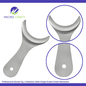 Retractores de mejillas dentales profesionales de un solo extremo Fig 2 Dental, juego, instrumentos quirúrgicos, instrumentos de alta calidad Pakistán - Product Image 3