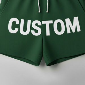 Pantalones Cortos Bermuda para Hombre con Logotipo Personalizado, Satinados, Transpirables, Cómodos, de Cintura Alta, con Cierre de Cordón y Detalle de Botones para Uso Diario - Product Image 6