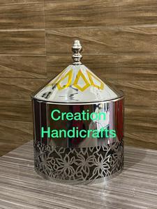 จานอุ่นอาหารทำจากโลหะดีไซน์ไม่เหมือนใครเครื่องอุ่นอาหารหม้อปรุงอาหารหม้อไฟสำหรับเสิร์ฟแบบบุฟเฟต์ - Product Image 3