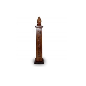 Hot Selling Brown Polished Arabic Pyramid Incense <b>Burner</b> Acacia <b>Wood</b> Bakhoor Holder <b>for</b> Home or Party Fragrance Religious Use - Product Image 5