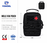 Kotak P3K Taktis MOLLE EMT Pouch Tas Perlengkapan Medis Darurat untuk Berburu di Luar Ruangan dan Keamanan Kendaraan