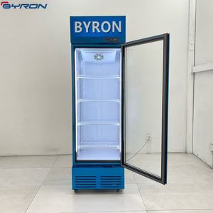 Réfrigérateur commercial vertical pour boissons, <span class=keywords><strong>vitrine</strong></span> à porte vitrée simple, réfrigérateur à haute efficacité avec porte vitrée - Product Image 1