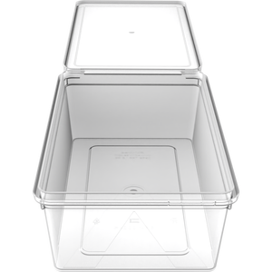 Cajas de Plástico PP para Galletas, Aptas para Alimentos, con Tapa Abatible, 1500 ml, Envases con Logotipo IML, Color Personalizable, Biodegradables - Product Image 1