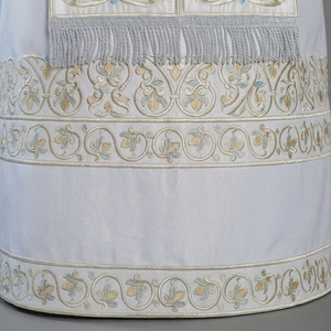 Elegante Vestimenta de Iglesia Bordada en Dorado y Azul, Túnicas de Clérigo Ornamentadas Hechas a Medida, Ropa Ceremonial para Sacerdotes Ortodoxos, Venta al Por Mayor - Product Image 5