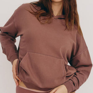 Sudaderas de Invierno de Color Sólido para Mujer, Venta Directa de Fábrica, Sudaderas Transpirables para Mujer - Product Image 3