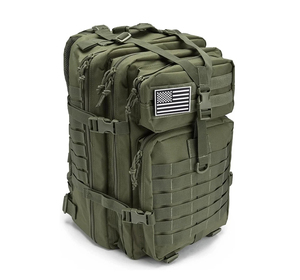 OEM กระเป๋าเป้สะพายหลังยุทธวิธีสำหรับกลางแจ้งสีแดงสีทึบกันน้ำทนทานกิจกรรมกลางแจ้งแคมป์ปิ้งกระเป๋าเป้สะพายหลังยุทธวิธี - Product Image 2