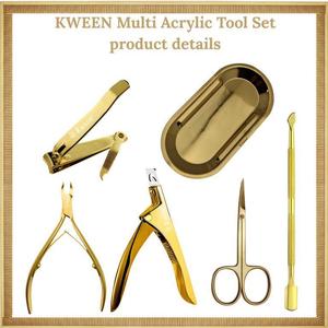 KWEEN 6-Pack Stainless Steel Manicure <b>Kit</b> Professional <b>Nail</b> Cutters & Cuticle Remover Set - Product Image 5