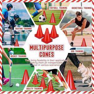 Marqueurs d'entraînement souples et écologiques en PVC de haute qualité pour le football, le soccer et le basketball – Vente en gros - Product Image 4