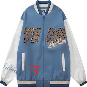 Bonne vente Vestes universitaires d'hiver en laine personnalisées pour hommes Blouson de baseball style cool Vestes universitaires en cuir - Product Image 4