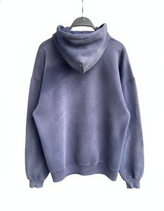 New arrived best price most Demanded oversized drop shoulder embriodry logo zipper mans <b>hoodie</b> 100% cotton fleece acid washed - Product Image 5