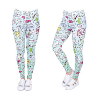 Legging serré de sport pour femmes de haute qualité Design personnalisé Leggings de yoga par sublimation avec taille élastique Offre Spéciale de gros - Product Image 2