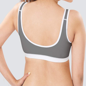 Sujetador deportivo elástico para mujer, ropa de gimnasio de secado rápido para correr, Yoga, correa de Fitness transpirable, Simple talla grande, precio barato - Product Image 2