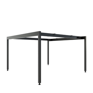 โต๊ะครัวเชิงพาณิชย์โครงเหล็ก รุ่น Slean HCSL015 ขนาด 120x120 ซม. พร้อมโครงเหล็กประกอบสำเร็จ - Product Image 2