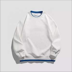 Sudadera de Felpa 100% Algodón con Bordado Personalizable para Hombre, Logotipo Frontal, Diseño Sólido, Bajo Costo, Otoño - Product Image 1