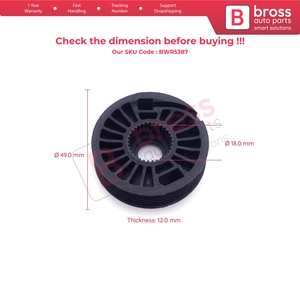 Polea de la rueda del regulador de ventana delantera derecha BWR5387 3G0837462 para A1 MK2 Passat B8 - Product Image 5