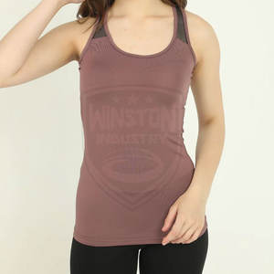 Camiseta sin Mangas Personalizada para Mujer, para Gimnasio, Entrenamiento Físico, Diseño Sólido, Transpirable, Estilo Casual, para la Venta de Verano - Product Image 2