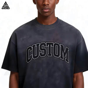 Haute Qualité 100% Coton Coupe Classique 280 g/m² Imprimé DGT Doublure Polaire Écologique Style Urbain Personnalisé Unisexe Lavé - Product Image 3