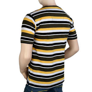 Camiseta de manga corta con cuello en V para hombre - Multicolor - Product Image 3
