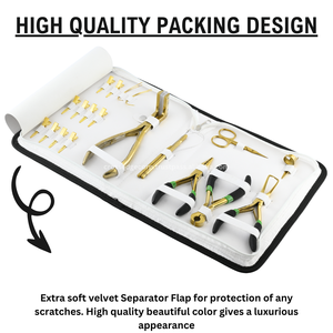 Kit d'outils d'extension de cheveux de qualité supérieure ruban dans la trame pince de pressage kératine Bond Cutter pince à perles 10 pièces pinces de sectionnement de cheveux - Product Image 6