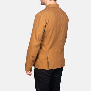 Veste Safari Kajetan Vintage Kaki Taille XL en Tissu Toile Respirant avec Col à Capuche en Polyester, Motif Imprimé Lavé, Fabrication ODM - Product Image 5
