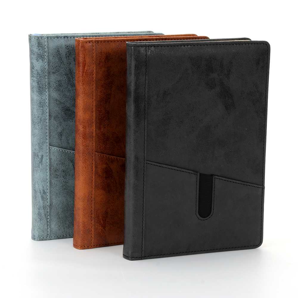 <strong>2026</strong> New Style Luxury Personalized A5 Hardcover PU Leather <strong>Notebook</strong> Journal With Front Pocket