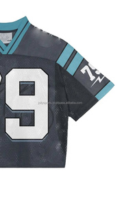 เสื้อฟุตบอลแฟชั่นสตรีทแวร์ผ้าเจอร์ซีย์ผ้าฝ้าย100% พิมพ์ลาย - Product Image 3