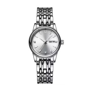 Reloj de cuarzo de aleación de lujo para hombre, reloj de pulsera analógico de moda con elegante correa de metal para uso diario - Product Image 2