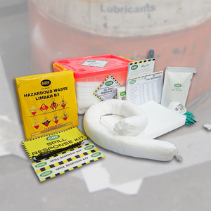 Kit para Derrames de Petróleo de 15 Litros con Caja Transparente – Kit Industrial para Contención de Derrames de Petróleo y Limpieza de Emergencia - Product Image 3