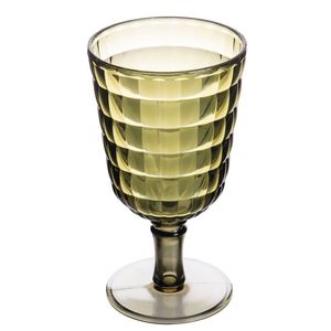 Calice da Vino Moderno in Acrilico da 450ml, Design Elegante Verde per Bevande e Vini, Bicchieri in Metallo - Product Image 1