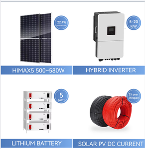 T.Y.<span class=keywords><strong>L</strong></span>. Sistema di Accumulo Energia Solare da 20KW per Condizionatore d'Aria, Frigorifero, TV e Illuminazione - Product Image 4