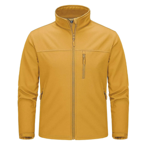 Alta calidad transpirable al por mayor Softshell Jacketoutdoor Softshell hombres con capucha Softshell chaqueta al aire libre correr al aire libre chaquetas - Product Image 6
