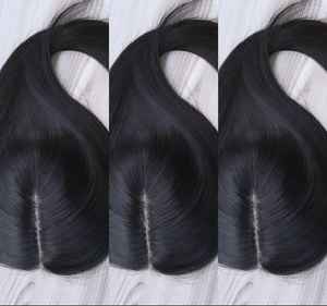 Extensions de cheveux sains crus soyeux et droits à haute densité non traités du temple indien cuticules saines - Product Image 4