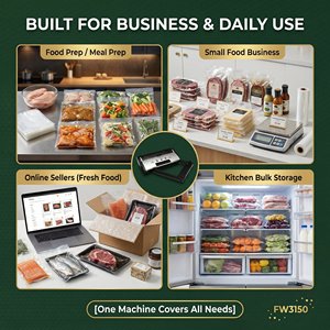 Machine de mise <span class=keywords><strong>sous</strong></span> <span class=keywords><strong>vide</strong></span> semi-commerciale OEM pour petites entreprises, machine d'emballage <span class=keywords><strong>sous</strong></span> <span class=keywords><strong>vide</strong></span> pour aliments secs et humides FW3150 - Product Image 4