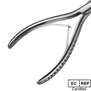 Fournisseur d'usine direct Instrument chirurgical orthopédique de qualité allemande Source d'alimentation manuelle os Rongeur 410 japonais inoxydable - Product Image 2