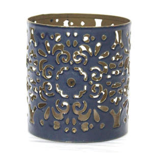 Bougeoir votif décoratif moderne en métal doré Pots à bougies et lanternes en métal élégants pour les mariages à la maison - Product Image 6