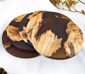 Juego de posavasos de estilo clásico con forma de Octágono ecológico de acero inoxidable de primera calidad, alfombrillas decorativas para bebidas para escritorio de oficina, Bar de fiesta - Product Image 6