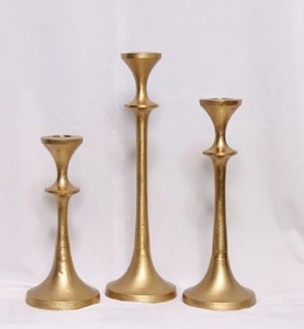 Bougeoirs en métal Logo de nom personnalisé Faveurs de mariage et cadeaux d'entreprise Artisanat en fer et laiton de qualité supérieure - Product Image 6