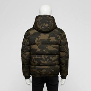 Blouson d'hiver personnalisé à col montant avec motif de lettres brodées pour femmes et hommes, respirant, écologique, toutes les couleurs disponibles - Product Image 3