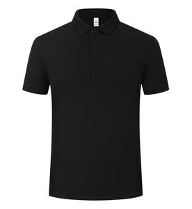 Polo de golf de secado rápido al por mayor, Polo de manga corta para hombre, Polo básico ajustado informal, Polo de golf de poliéster sólido - Product Image 4