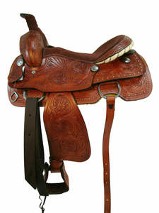 Type anglais de haute qualité en cuir de cheval Western Show baril Trail selle accessoires d'équitation portables - Product Image 3