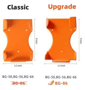 ที่แขวนเครื่องเป่าใบไม้1แพ็คอัพเกรดชั้นวางเครื่องเป่าลมมือถือสำหรับผนังโรงรถที่จับเครื่องเป่าใบไม้สำหรับ BG-56 <span class=keywords><strong>Stihl</strong></span> BG-<span class=keywords><strong>66</strong></span> BG-86 - Product Image 2