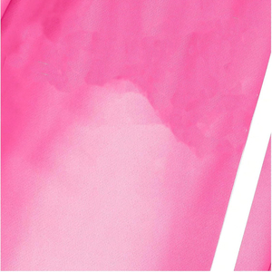 Pantalon de survêtement évasé rose avec rayures latérales blanches personnalisées et patchs étoiles noires audacieuses Pantalon de survêtement décontracté en molleton 100% coton - Product Image 4