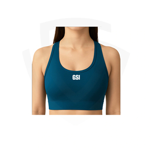 เสื้อชั้นในกีฬาผู้หญิง โพลีเอสเตอร์ รองรับสูง ป้องกันแบคทีเรีย ดีไซน์เปิดหลัง ทรงเตี้ย ยืดหยุ่นสูง สำหรับออกกำลังกาย สายไขว้ด้านหน้า - Product Image 1