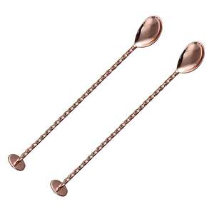 Agitador de cóctel de acero inoxidable de diseño estético, suministros de artículos de Bar de lujo, cuchara de Bar de cóctel para mezclar cócteles - Product Image 1