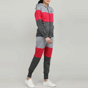 Chándal de mujer de invierno de calidad superior Diseño de dos piezas Tu propio chándal de manga larga para mujer - Product Image 2