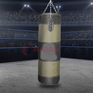 Saco de boxeo de cuero duradero de alta resistencia para gimnasio Kick Boxing MMA Taekwondo equipo de entrenamiento - Product Image 4