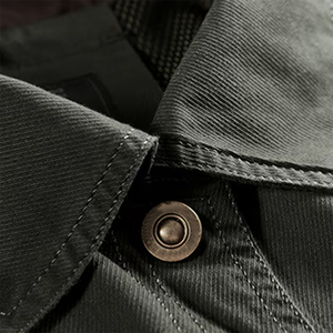 Chaqueta Casual de Invierno Más Vendida, Tejida en Tela de Lona, Cuello Camisero, Manga Regular, Color Sólido, Ecológica, Transpirable - Product Image 3