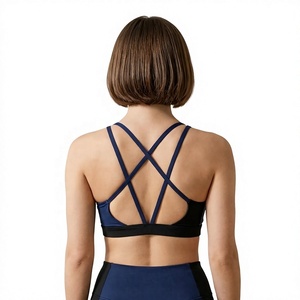 Ensemble deux pièces de yoga pour femme, dernière conception, personnalisé, grande taille, léger, écologique, séchage rapide, maintien élevé, couleur unie, avec cordon de serrage - Product Image 5