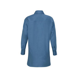 Relaxed Fit <b>Linen</b> Blouse for Women-Asymmetrical Bow Collar Loose Summer <b>Top</b> - Product Image 3